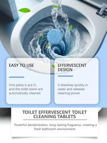 Toilet Cleaning Effervescent Tablets Daily Household Toilet Descaling, Toilet Cleaning, Deodorizing And Cleaning Effervescent Tablets
