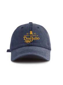 1 Pc Unisex Letter Print "DONJULIO" Decorative Retro Distressed Wash Baseball Cap, Truck Driver Cap, Sun Hat, Suitable For Outdoor, Travel, Hiking, Beach