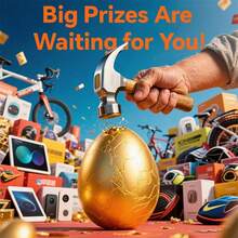 Unlock Life's Surprises And Holiday Fun By Unlocking The 2025 Golden Egg Set With Just One Click And Have Party Favors Delivered Right To Your Door, Excluding The Golden Egg! - A golden egg of endless possibilities - View 5