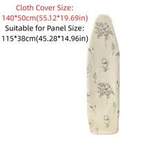 140*50cm Ironing Board Cloth Drawstring Tightening Stain Resistant Ironing Board Protector Cover With Elastic Edge Washable,Kitchen Decor,Household Items - Multicolor - View 17