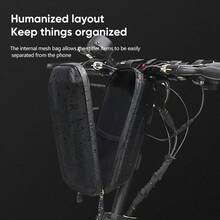 4L Bicycle Handlebar Bag, Multi-Functional Cycling Front Pack, Bike Accessories - Multicolor - View 7