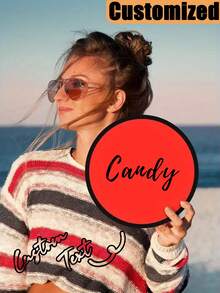 Customized Name Nylon Folding Fan,Nylon Sublimation Flying Saucer Fan,Foldable Flying Disc Fans, Colorful Beach Discs, Summer Cooling Handheld Fans,Foldable And Portable, Multiple Colors , Including Carrying Bag, Diy Outdoor Activity Set - Multicolor - View 2