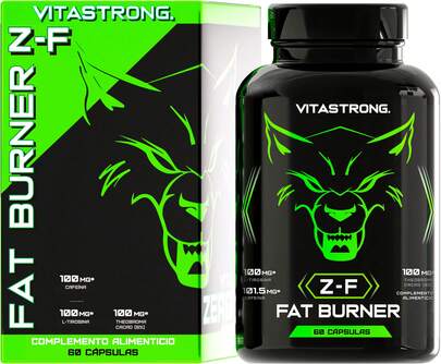 Vitastrong Quemador de grasa Z-F, potente quemador de grasa termogénico para hombres y mujeres, con extractos de plantas, vitaminas y minerales, calidad superior.