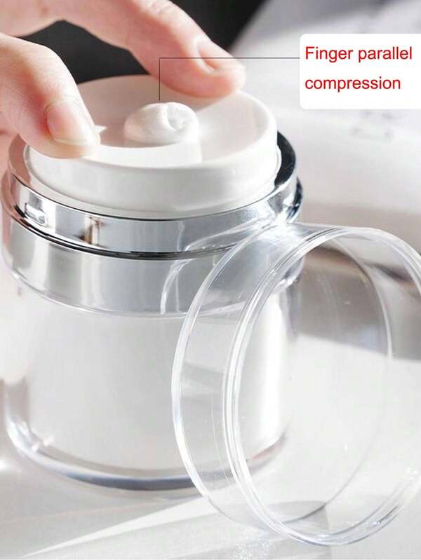 زجاجة كريم معزولة بالضغط سعة 50 مل، غطاء كامل لكريم الوجه واللوشن ، ضروريات السفر الجمالية