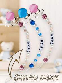 1pc Anti-Lost DIY Chain, Anti-Lost Travel-Specific DIY Chain Toy, Anti-Lost DIY Chain Clip, Random Color Delivery Anti-Lost DIY Chain Clip, Silicone Bead Wooden Ring Anti-Lost DIY Chain Clip, Durable Anti-Lost DIY Chain Clip - Friend Gift/Comfort Gift/Wooden Chain Gift/Holiday Gift/Birthday Gift/New Year Gift, Baby's First Tooth Party, Customized Anti-Lost DIY Chain Clip,Art Activities For Children,Elegant Living,Artful Living