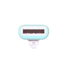 迷你便携式全身手动刮毛器女用腋下脱毛刀脱毛器适用于腿部和手臂后部微型脱毛亲肤体毛脱毛工具（带收纳盒）