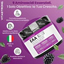 Vitastrong EAA PRO Essential Amino Acids – 9 EAAs With BCAAs, Glutamine, Citrulline, Tyrosine, Lysine, Tryptophan And Methionine, 300g Powder With Red Fruits - 其他 - 查看 11