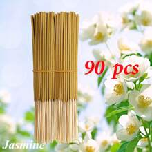 Jasmin Aroma Räucherstäbchen, geeignet für Yoga, Meditation, Heimdekoration, Wohnzimmer, Büro, Sommerfraganz, Lufterfrischung