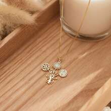 Dây chuyền bó hoa mừng sinh nhật 1-5 bông được cá nhân hóa, Dây chuyền hoa tùy chỉnh, Dây chuyền hoa, Dây chuyền gia đình, Quà tặng sinh nhật, Quà tặng Ngày của Mẹ - Nhiều màu - Xem 9