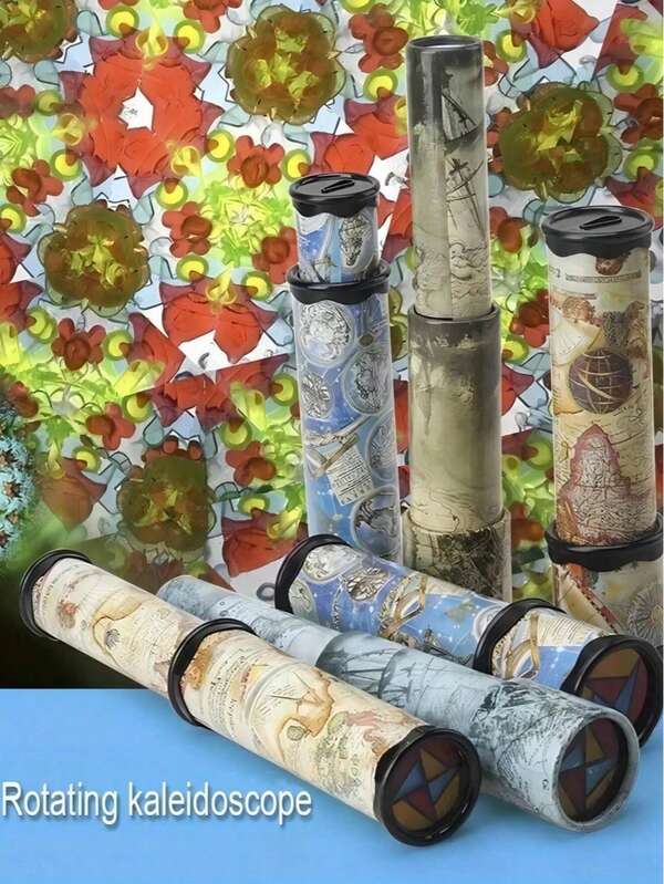 1pc/2pcs Kaleidoscope, An Ideal Toy Gift For Relatives And Friends. Categories Include Stress-Relief Toys, Sensory Toys, Rainbow Friends Themed Toys, And Adult Stress-Relief Toys.(Random Color And Style)