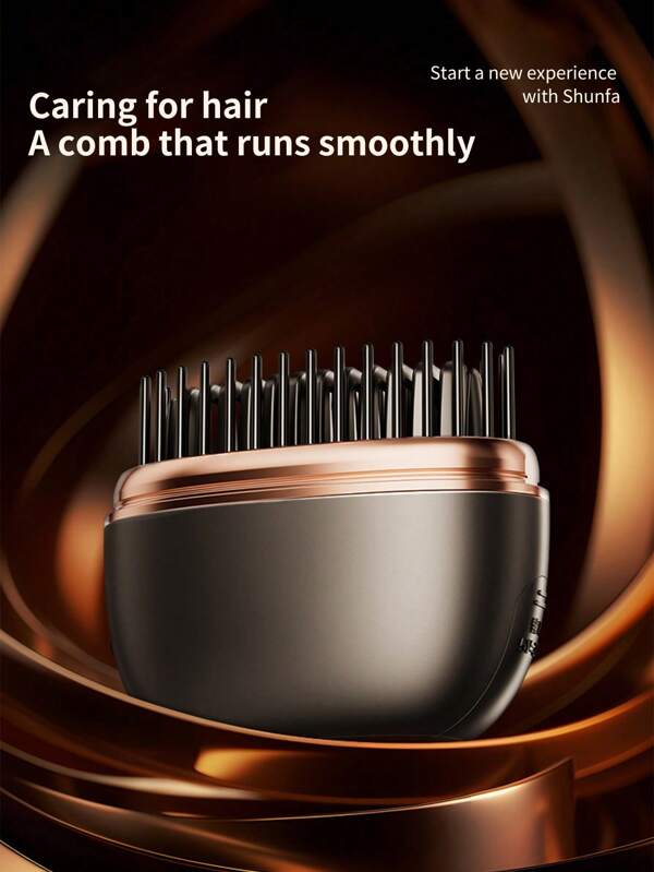 Portable Wireless Straightening Comb - USB Charging, 2000mAh Battery, 3 Temperature Settings, Anti-Scalding Teeth Design, Portable And Lightweight, A Must-Have For Travel Portable Wireless Hair Brush, USB Charging Anti-Ironing Mini Hot Comb, 2000mAh Lithium Battery, Suitable For Travel Daily Use, Suitable For Men's Long Beard And Women's Hair, Gifts For Women And Men