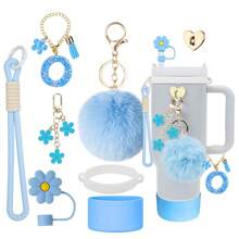 Stanley-Cup-Dekorationszubehör, 8–9 mm Strohhalmverschluss, Silikonstiefel 30 40 oz, kompatibel mit Stanley Cup, Weihnachtsgeschenk für Mädchen, DIY-Geschenk, kreative Dekoration, Thanksgiving-Dekoration, Geschenk-Dekoration für Freunde, Weihnachtsparty-Dekoration, Stanley-Zubehör, Weihnachtsbecher, Schulanfangsbedarf