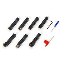 OUKANING 7pcs 16mm Torno/torneo de acero conjunto para la herramienta de torneo de la herramienta de torneo del torneo - Negro - Ver 3