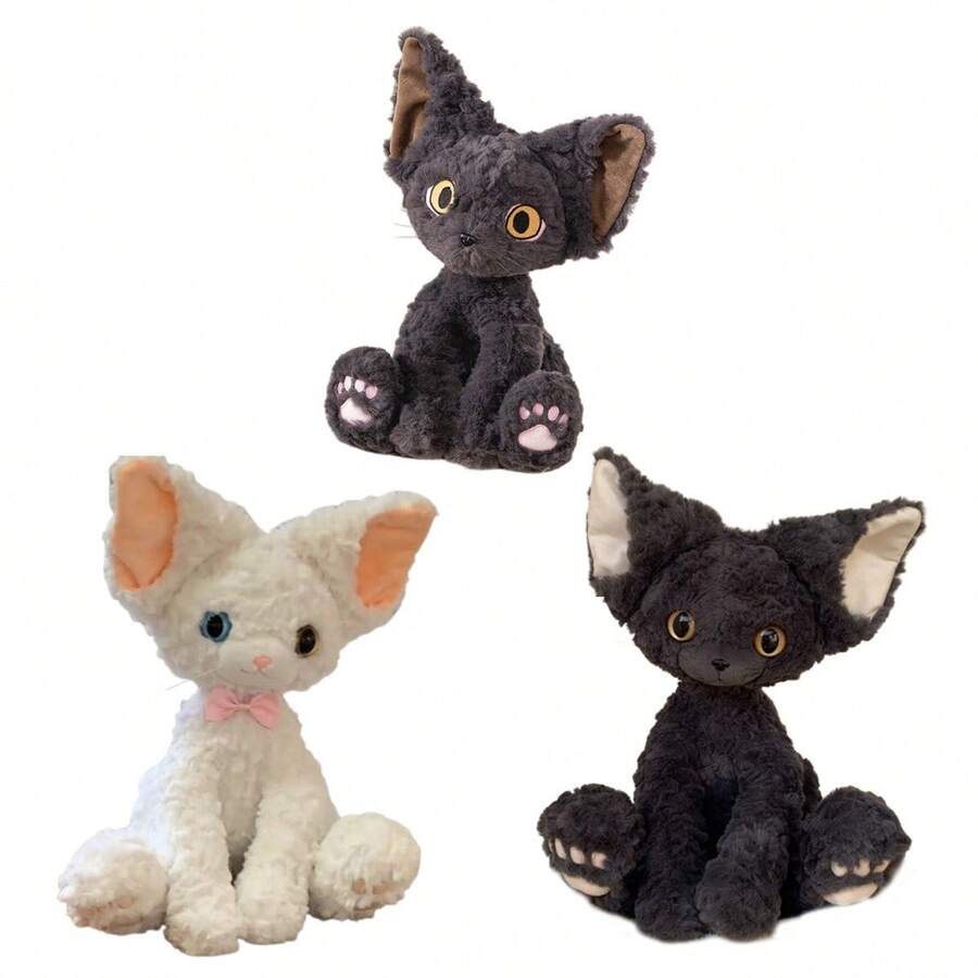 German Curly Cat Plush Toy Cartoon Cat Doll Doll - Multicolor - View 1