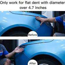 1pc-Pack Silicone Car Dent Puller Set, Strong Suction Cup Dent Remover For Car Body, Glass, Tiles, Mirrors, Mobile Phone Screen Repair - Uncharged Handle Lifter Kit
