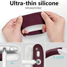 Silicone Case Cover For AirPodsMax, Ear Pad Case Cover/Ear Cups Cover/Headband Cover For AirPodsMax Headphones, Accessories Soft Silicone Protector Compatible With Apple AirPodsMax New USB-C (2024)