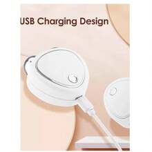 1 Pieza Masajeador Facial Rodillo Microcorriente Levantamiento de Piel - Blanco - Ver 4