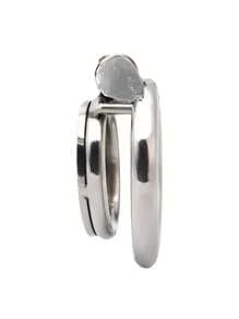 45mm/50mm Male Chastity Cages Penis Lock For SM Products Stainless Steel Penis Cock Rings Erotics Game For Adults Chastity Device Cock Lock Sex Toys