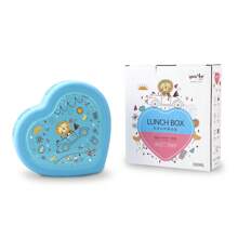 1pc Cartoon Heart-Shaped Plastic Bento Box,School Supplies