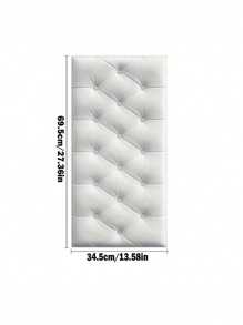 4 pièces adhésives 3D texturées stickers muraux, papier peint anti-choc en mousse pour chambre à coucher, salon, panneaux muraux décoratifs doux et confortables avec motif à lignes droites, papier mosaïque, papier adhésif pour meuble, papier mosaïque, papier mosaïque