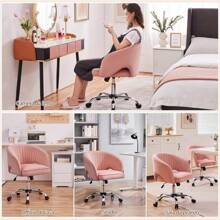 Sedia a rotelle ergonomica con seduta imbottita in finta pelle, regolabile in altezza e reclinabile