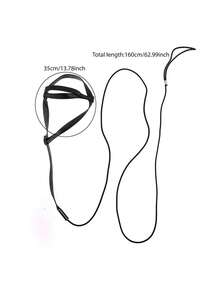 1 Set Parrot Harness Style Leash Pet Training Toy, Suitable For Walking Birds Outdoor - Black - View 13