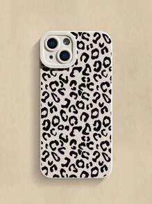 Präzise perforierter Rand Leopard Schwarz Cut Out Buntes Malerei Stoßfestes Handyhülle für P14 Pro Max, P13, P11, P12, XR, 7/8 Hüllen, Samsung Galaxy A03s, A03 Core, A04, A12, A13, A14, A21s, A22, A23, A24, A32, A33, A34, A51, A52, A53, A54, A71, A72, A73, S20 FE, S21, S22, Redmi 9, 9A, 10A, 10C, Note 9, Note 10, Note 11, Note 12, 12, 12C