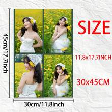 Customizable Wall Art – 1PC Vintage Decorative Painting – Upload Your Photo – Unique Artistic Display – Home & Gift Use