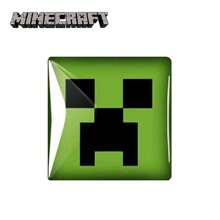 Minecraft 9PCS Minecraft Official Cute Fridge Magnets Set Creeper Steve Enderman Zombie 2 Styles Glass Decor For Kitchen Living Room Collector's Gift For Christmas Halloween Birthday Perfect For Fans Family & Friends