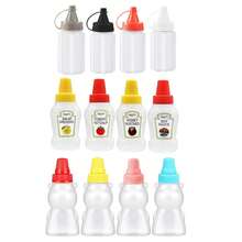 12 Packs Mini Ketchup Bottle For Lunch Box Lunches Accessories, Leak-Proof Condiment Squeeze Bottles Plastic Sauce Honey Salad Dressing Containers Bottle For Bento Box Picnic Travel,School Supplies - Multicolor - View 7