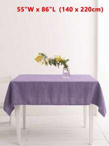 1 Stück minimalistisch frische, mehrfarbige, krauselstrukturierte Tischdecke, maschinenwaschbar für Restaurant, Küche, Picknick, Party, quadratische Tischdekorationen