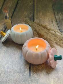 2pcs Halloween Pumpkin Silicone Mold Set | Creative Storage Box Shaped, Mirror-Smooth Interior, Tear-Resistant Thick Rim | Bulk Production Of Resin Decor / Gypsum Crafts, Halloween Bestseller, Professional Handcraft Studio Tool, Suitable For Candle / Cement / Polymer Clay