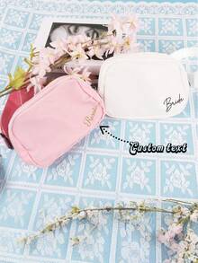 1Pc Custom Bachelorette Party Bridesmaid Fanny Pack Personalized Beach Fanny Pack Gift For Friends Or Family On Birthdays,Mother's Day,Christmas And Thanksgiving,Perfect For Everyday Use,Outdoor Activities,Gym Workouts,Running,Biking,Traveling - Multicolor - View 6