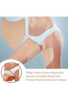 5-50个V型大腿防摩擦贴飞机形大腿内侧防汗防水防摩擦夏季运动通用夏季降温沙滩旅行