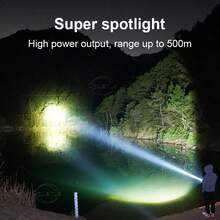 2025 Super High Power Diving Flashlight XHP70 Led Professional Diving Flashlights Strong Lights Underwater Lighting 200M - Black - View 6