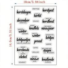 Carbon Steel Cutting Die Mold, Vocabulary & Phrase Stamp Cutting Mold For DIY Paper Card Craft, Suitable For Scrapbooking, Greeting Cards Decoration, Embossing, Home Projects - Silver - View 1