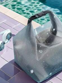 2/1pc Wet Bag For Swimsuit And Towels,Waterproof Storage Bag With Handle Zippered ,With Dry-Wet Separation, Large Capacity Drawstring Bag,Simple Swim Small Item Storage Bag - Suitable For Swimming Gear, Beach, Pool Accessories, Swimming Gear Storage | Transparent PVC Bag | Practical Design Summer Travel, Vacation Home Bathroom Sport Bag For Sports For Fitness For Exercise Travel Bag For Vacation For Women For Men Travel Essential Durable Swimming Bag Waterproof Bag Beach Bag For Beach - Multicolor - View 4