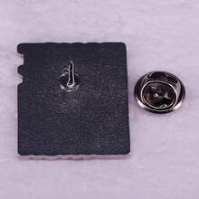 I Am Not Perfect But Brooch Enamel Pin Metal Brooch - Black - View 3