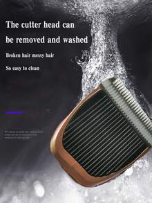 可充电电动理发器，适用于人类和宠物，可拆卸毛发和胡须剃须刀