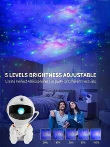 Macchiatto Astronaut Projector, Star Sky Projector With 8 Modes Nebula, Galaxy Projector With Remote Control, 360° Rotation Night Light Projector For Children And Adults