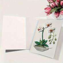 1pc Greeting Card, Wish You Look More And More Beautiful,School Supplies,Back To School