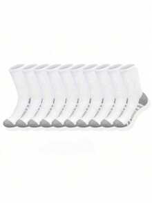60 chiếc/50 chiếc/40 chiếc/30 chiếc/24 chiếc/20 chiếc/16 chiếc/12 chiếc/10 chiếc/8 chiếc/6 chiếc/4 chiếc/2 chiếc Tất thể thao tennis thoải mái cho nam, thích hợp mặc ngoài trời & thường ngày, mọi mùa, tất thể thao dày kháng khuẩn thấm hút ẩm màu trắng - Nhiều màu - Xem 61