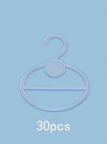 20/30pcs Oval Scarf Shawl Tie Holder Circle Shape Coat Hanger Multifunctional Clothes Display Slots Holder Organizer Space Saving