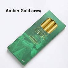 5pcs Sealing Wax Sticks For Stamps,Multicolor Wax Stick , Fire Paint Seal Sealing Wax- Premium Quality Plastic Seal Wax Bars For Invitations, Letters, Envelopes -1.1cm Diameter Boxed Set - For Crafting & DIY Enthusiasts,Back To School,School Supplies