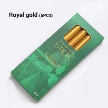 5pcs Sealing Wax Sticks For Stamps,Multicolor Wax Stick , Fire Paint Seal Sealing Wax- Premium Quality Plastic Seal Wax Bars For Invitations, Letters, Envelopes -1.1cm Diameter Boxed Set - For Crafting & DIY Enthusiasts,Back To School,School Supplies