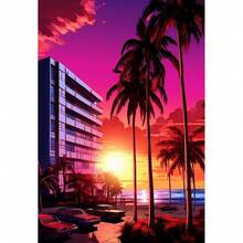 1 pieza/3 piezas Pósteres de arte de pared Opción de marco Juego clásico GTA6 Carnaval de playa Adecuado para paredes residenciales y de dormitorio, decoración de sala de estar y bar, comedor o baño, decoración de habitación, de alta calidad, arte en lienzo para interior/exterior - Multicolor - Ver 18