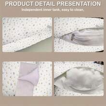 孕妇枕 - U型和H型，可调节可转换设计，在孕期支撑腰部、背部和腹部，帮助缓解疲劳。产后腰腹支撑枕，适合侧睡