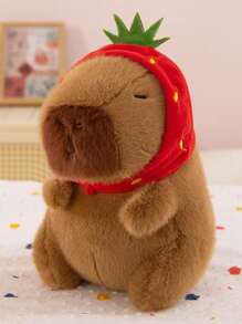 Nouveau Jouet de simulation de Capybara de 23 cm, animal doux et mignon, poupée bourrée, cadeau de Noël