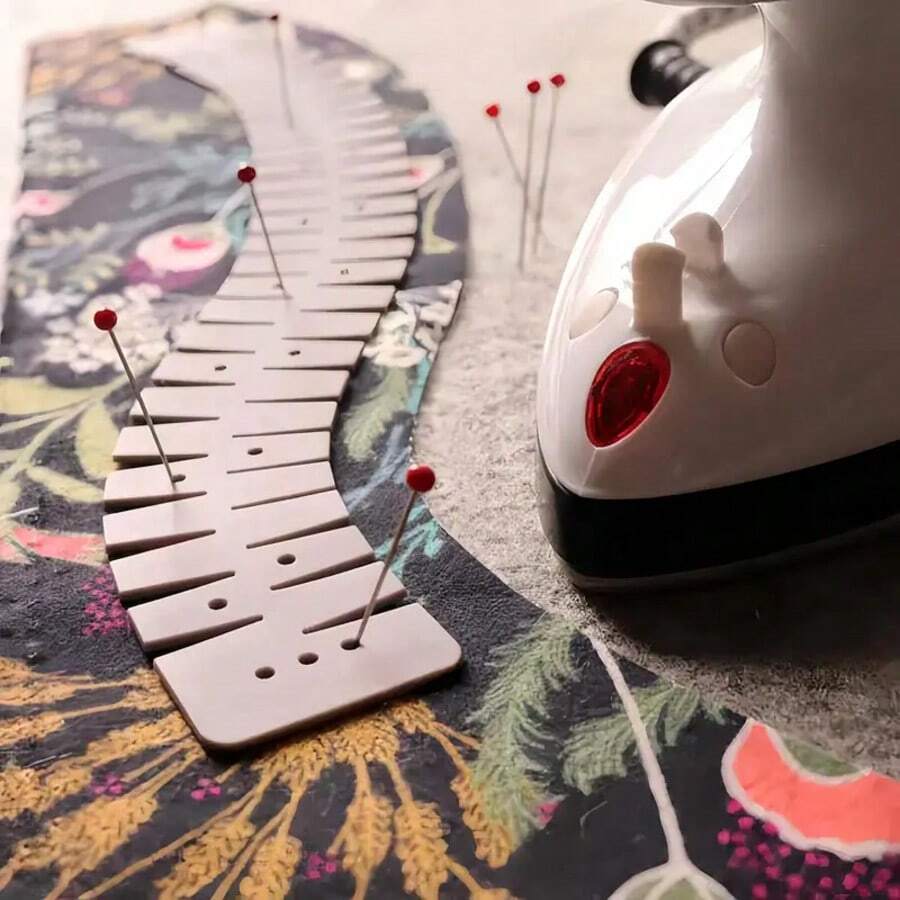 1 Grande e 1 Piccolo + 50pz Fermagli in silicone per orlo, eccellenti strumenti per cucire, ottimi anche come regalo per mamme e sarti, piccoli utensili molto interessanti e utili