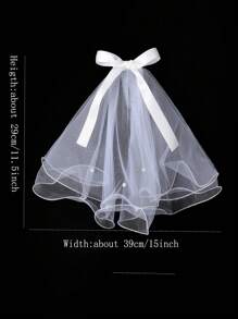 Pet Wedding Dress & Headband Set For Cats & Dogs